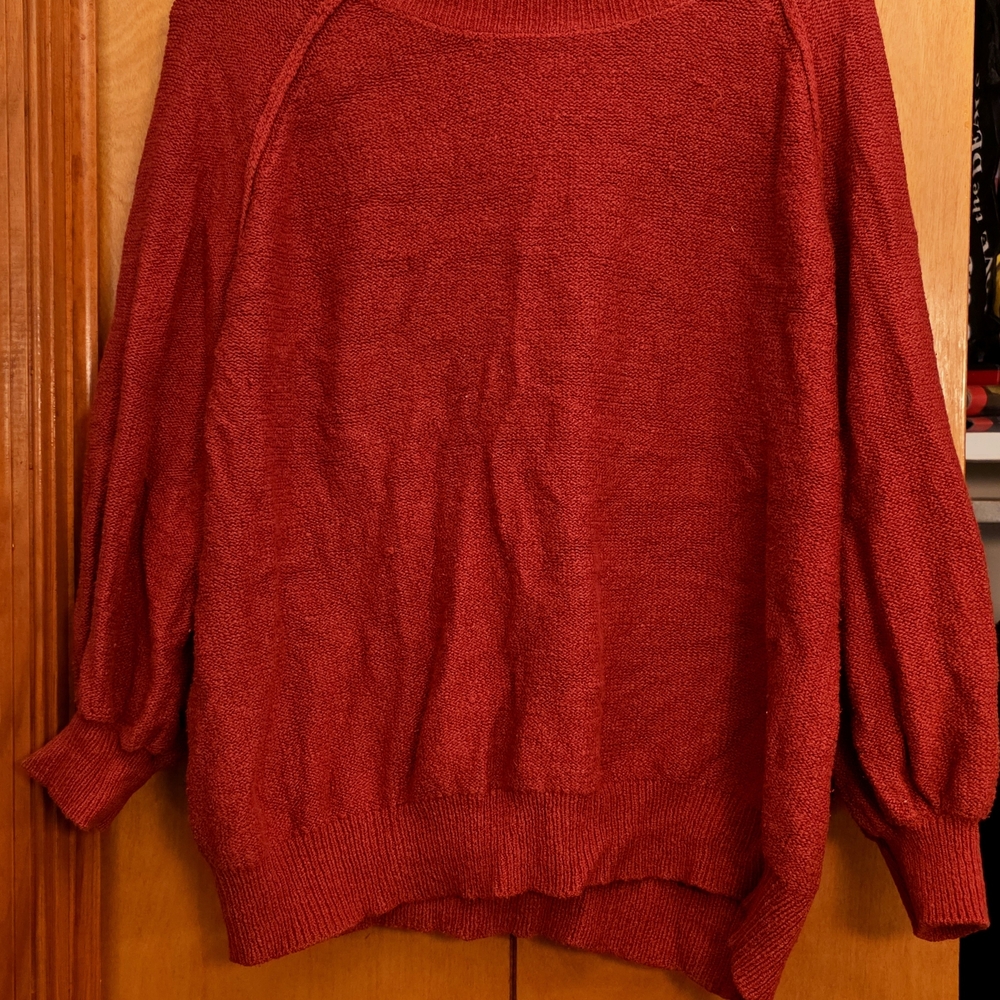 Women's Redish Orange Sweater